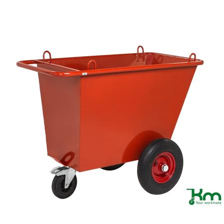 Devis Benne à déchets 3 roues avec anneaux de levage 400 litres