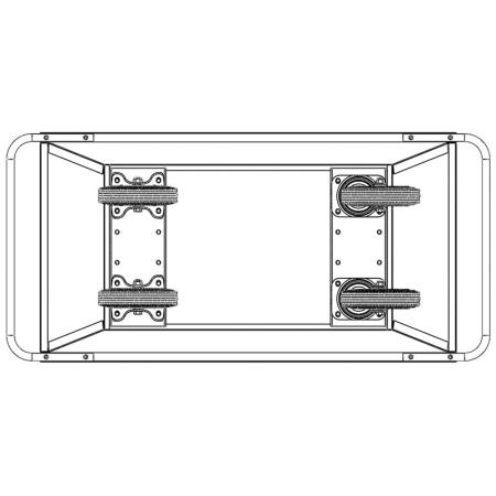 Vente Benne à déchets roulante 400L à poignées de poussée  KM143225 (ACTIVERGO)