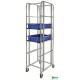 Chariot porte-bacs modulable - tablettes droites ou inclinées 150 kg