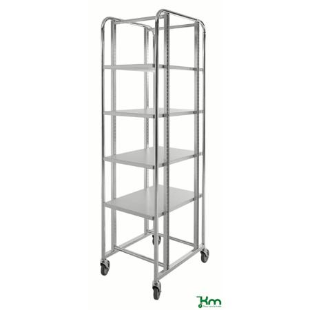 Devis Chariot porte-bacs modulable - tablettes droites ou inclinées 150 kg