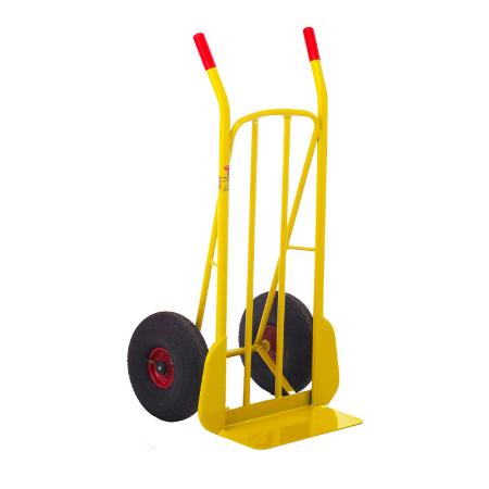 Diable acier à pneumatiques 250 kg avec/sans pelle rabattable