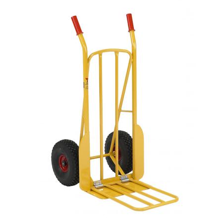 Achat Diable acier à pneumatiques 250 kg avec/sans pelle rabattable