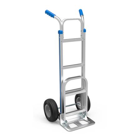 Achat Diable Alu double pelle rabattable - roues pleines increvables - 200 kg