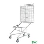 Chariot à grand panier maillé relevable - emboitable KM36720 - ACTIVERGO