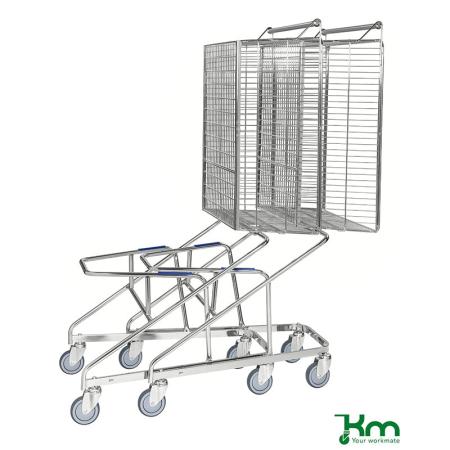 Achat Chariot à grand panier maillé relevable - emboitable KM36720