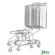 Achat Chariot à grand panier maillé relevable - emboitable KM36720