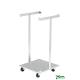 SAV Support mobile pour sac poubelle 60,125 ou 240 litres - V-KM3028