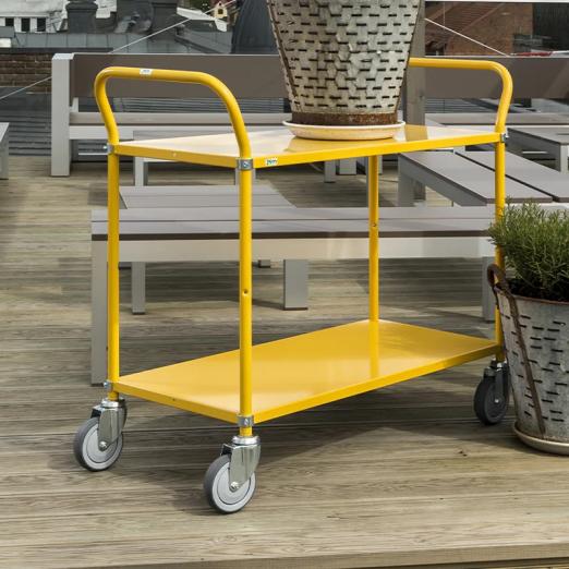 Chariot desserte coloré - 2 ou 3 étagères réversibles KM2105 - ACTIVERGO