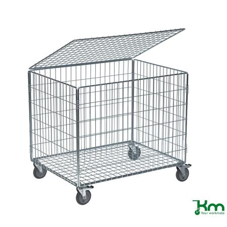 Chariot à maille avec couvercle grand volume 60 kg - KM4404-K