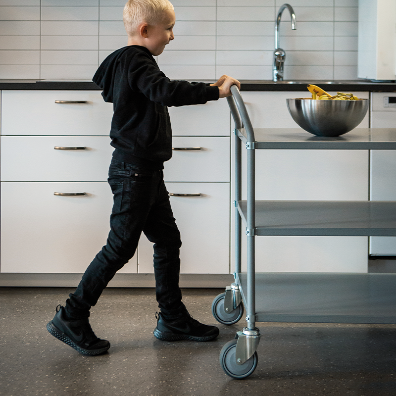 Devis Chariot desserte à 3 étagères éco-responsable KM4148-ZERO