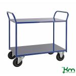 Chariot desserte métallique soudé - 2 étagères KM4168 - ACTIVERGO