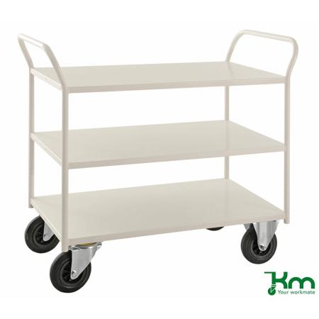 Achat Chariot desserte soudé 3 étagères polyvalent KM4169