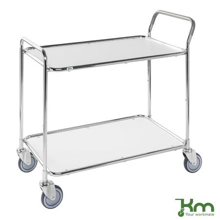 Devis Chariot de service polyvalent 2 étagères - 2 poignées KM30770-6