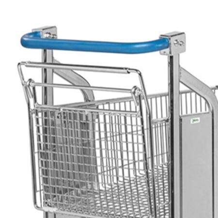 Devis Chariot ergonomique à panier profond - Frein grip