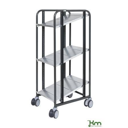 Occasion Chariot préparateur de commandes 3 étagères réglables - 150 kg