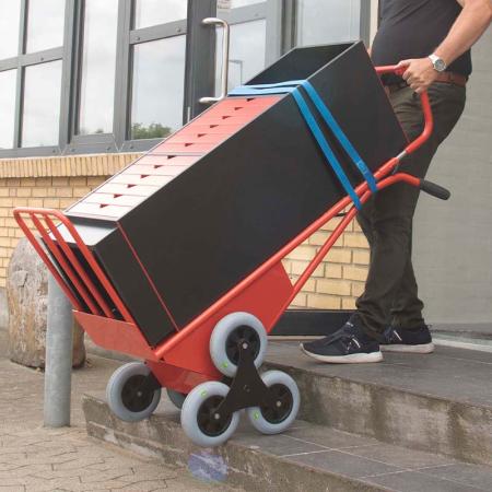 Achat Diable escalier électrique ergonomique double pelle - 150 kg