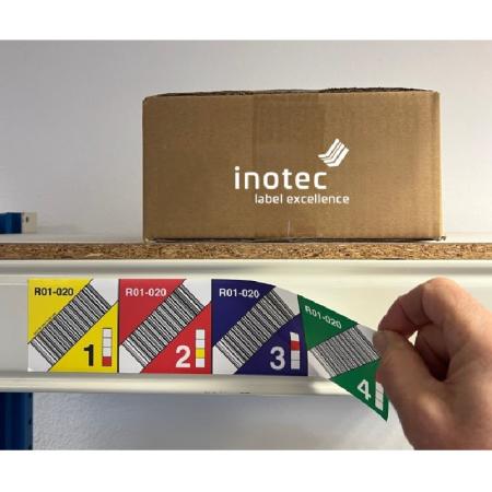 Etiquette auto-adhésive réutilisable repositionnable DryTack