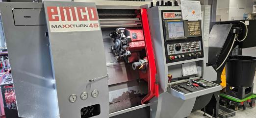 Tour CNC EMCO bi-broches d'occasion 4 axes année 2008 - GTECH MACHINES OUTILS