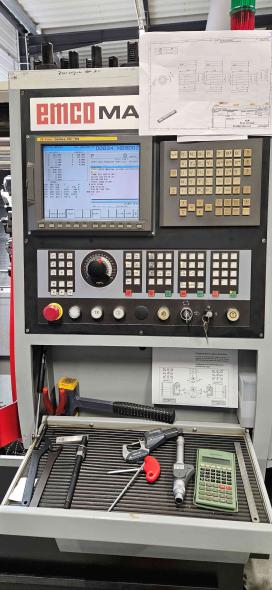 Vente Tour CNC EMCO bi-broches d'occasion 4 axes année 2008 (GTECH MACHINES OUTILS)
