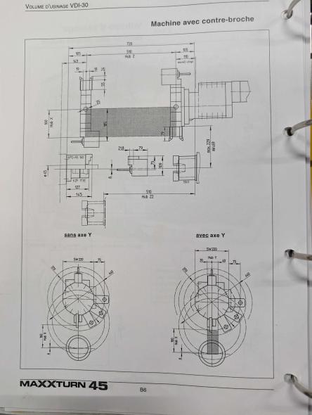 Comparateur Tour CNC EMCO bi-broches d'occasion 4 axes année 2008