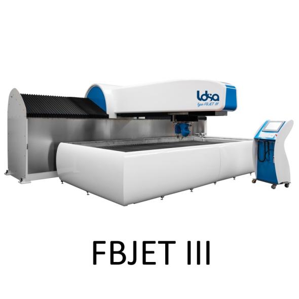 Centre de découpe jet d'eau 5 axes à bras déporté FBJET III