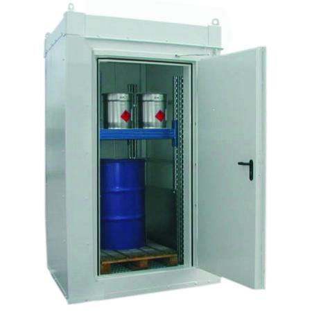 Cellule coupe feu 90 min pour 1 ou 2 fûts - produits inflammables