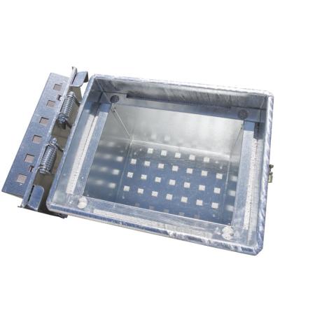 Achat Bac anti-feu pour batteries usagées 280 litres gerbable 3/1