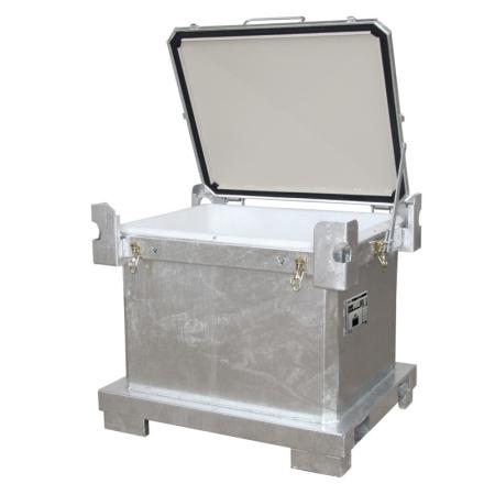 Bac pour batteries usagées 620 l - collecte transport agréé ONU (UN)