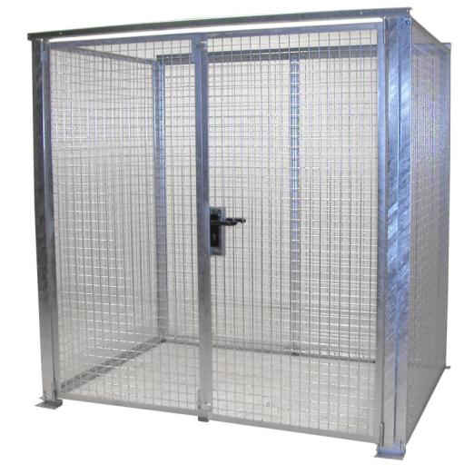 Box 78 bouteilles de gaz sans toit - 2 portes - PROTECTO