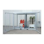 Abri grillagé 45 bouteilles de gaz déplaçable - PROTECTO