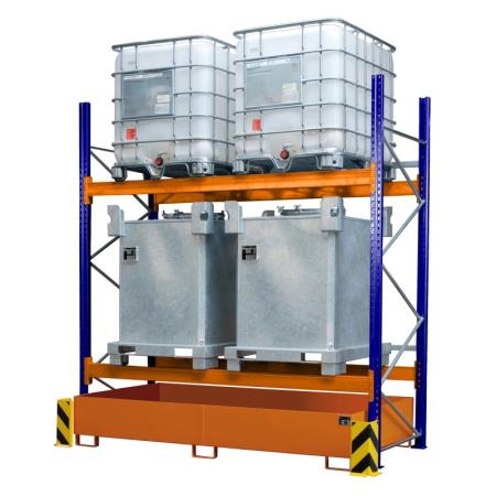 Achat Bac de rétention acier au sol pour rayonnage