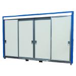 Conteneur à fûts et IBC isolé double paroi 1 niveau 6 ml - PROTECTO