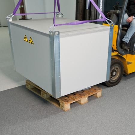 Achat Coffre coupe feu pour palette à batteries lithium - Cloche de confinement F90