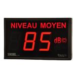 Afficheur enregistreur de niveau sonore et décibel Sensibel One/One+ - PREVENTEC