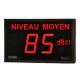 Afficheur enregistreur de niveau sonore et décibel Sensibel One/One+