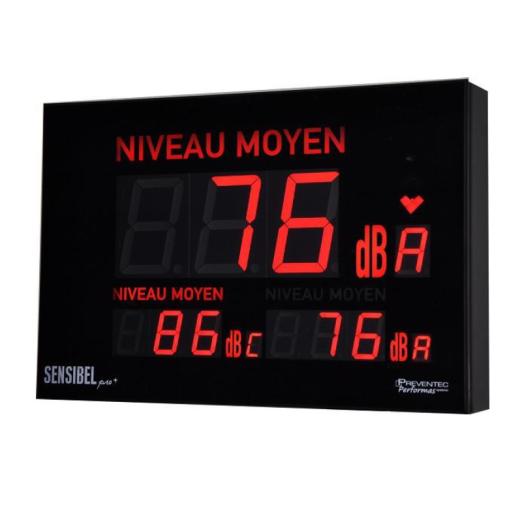 Indicateur de niveau sonore professionnel Sensibel Pro+ - PREVENTEC