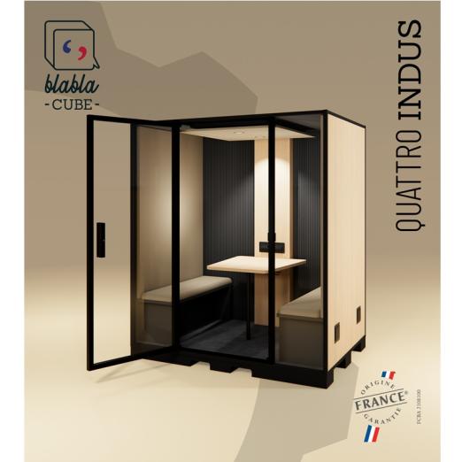 Cabine acoustique industrielle Blabla Quattro Indus - BLABLA-CUBE