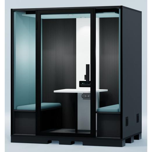 Cabine acoustique industrielle Blabla Quattro Indus - BLABLA-CUBE