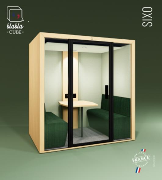 Cabine acoustique de réunion Blabla Sixo