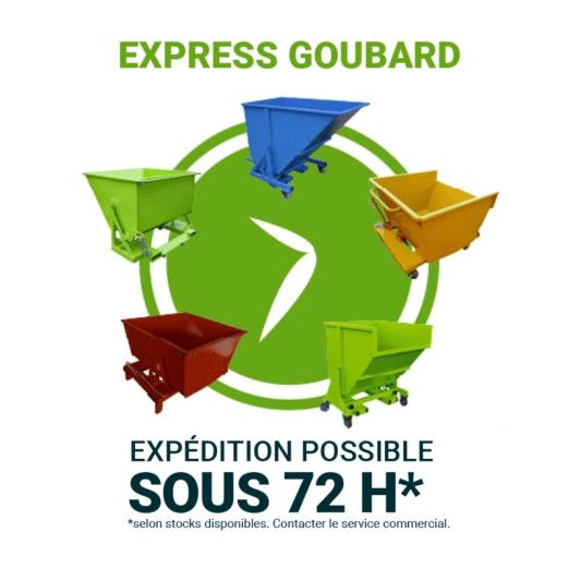 Express GOUBARD : service de bennes basculantes sur stock et en livraison rapide - GOUBARD