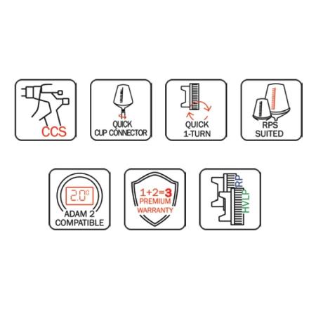 Devis Godet à gravité à pression produit réglable BVD - avec ou sans agitateur