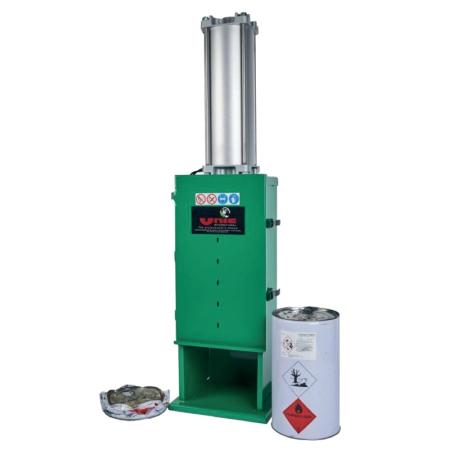 Compacteur pneumatique pour boite, pot et aérosol