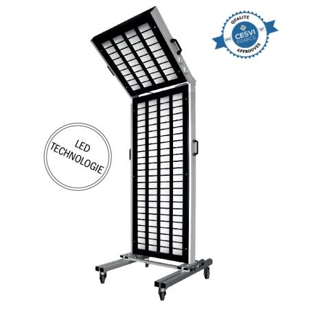 Mur d'éclairage LED réglable mobile pour finition de peinture