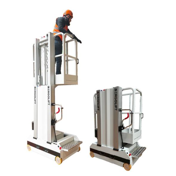 Nacelle compacte à mât électrique 5 m Ergolift® Push 1800