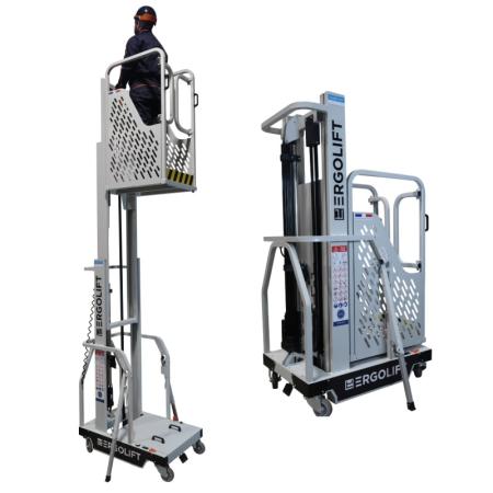 Nacelle manuelle individuelle à levée électrique 5 m Ergolift® PEMP