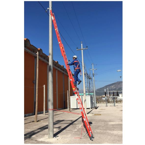 Fabricant Echelle isolante coulissante à corde 2/3 plans CCF2 CCF3 - matériaux composites