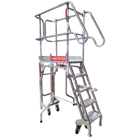 PIR entre banche à roues rétractables Batistep® RC