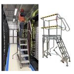 Plateforme roulante de travail latéral en data center Datastep® DRC - AUDINNOV