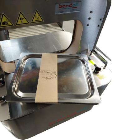 Banderoleuse de bac gastronome Bandall Branding by Banding