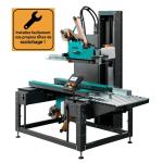 Fermeuse de carton semi-auto par bande gommée ET ruban adhésif - GETRA